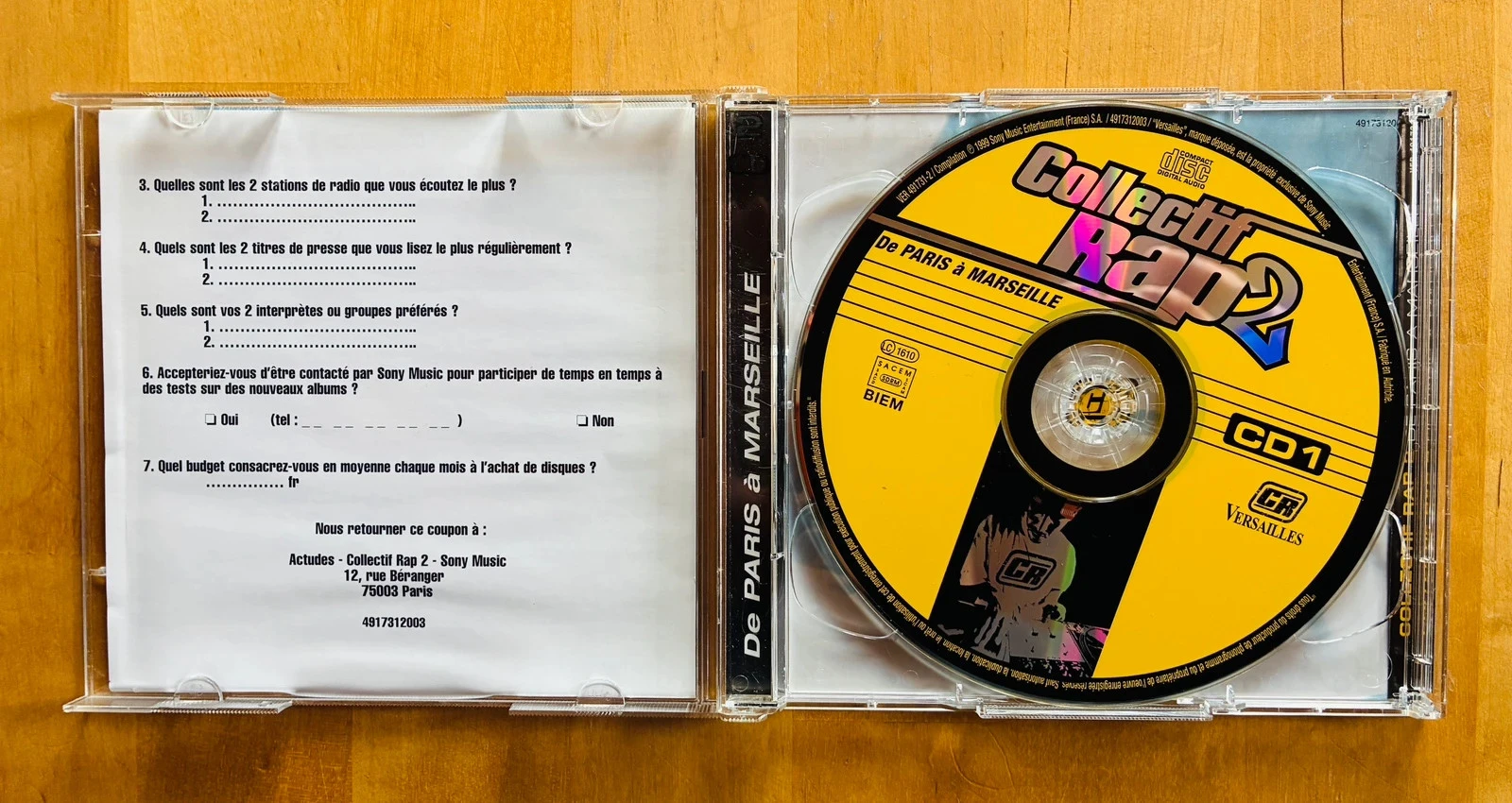 Compilación doble de CD Colectivo Rap 2: de Paris a Marseille. – photo 3
